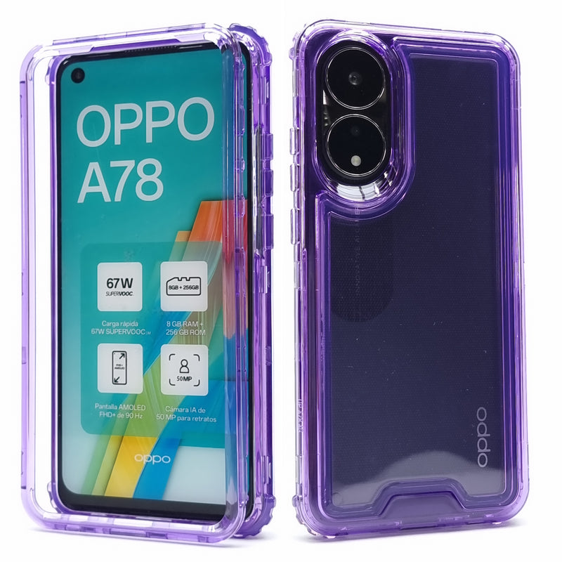 Funda Oppo A78 4G Caramelo 3 en 1