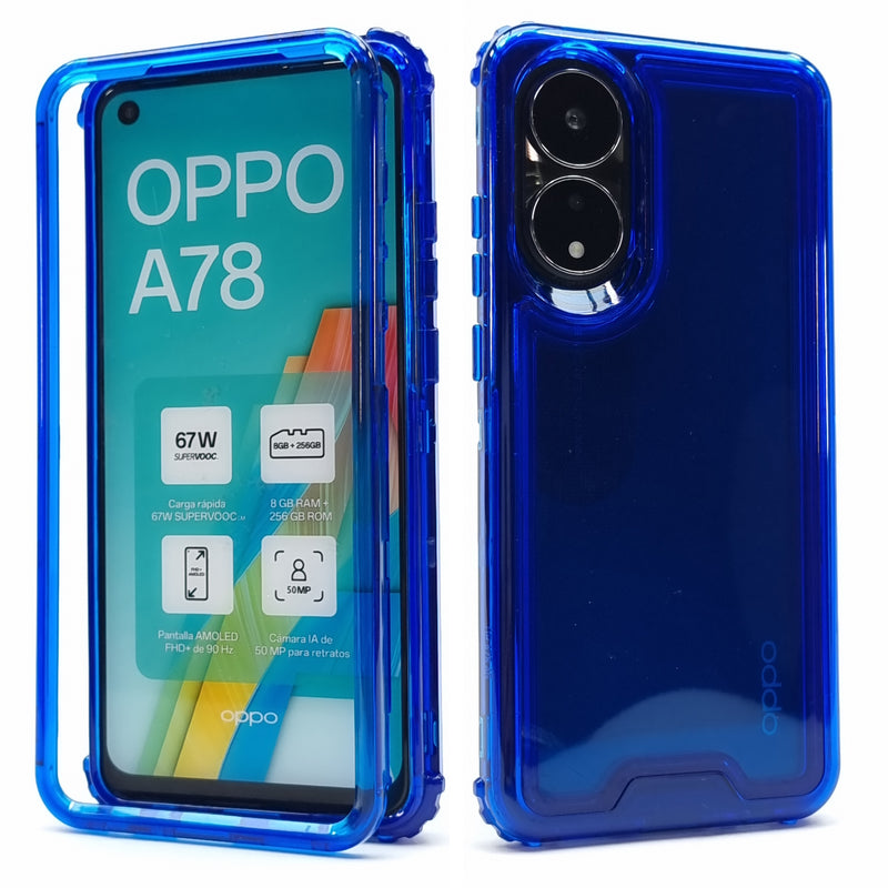 Funda Oppo A78 4G Caramelo 3 en 1